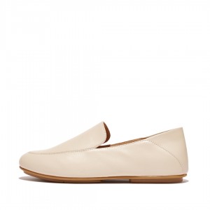 Beige Fitflop Allegro Women's Loafers | PH-5034QSMOX