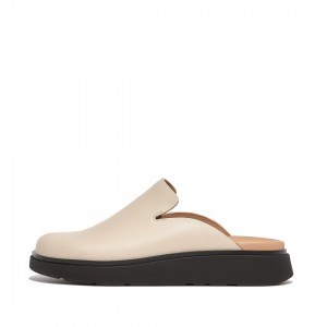 Beige Fitflop Gen Ff Women's Mules | PH-0432MVAWI