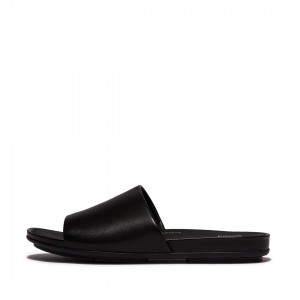 Black Fitflop Gracie Slides Women's Slides | PH-2094ZTYWA