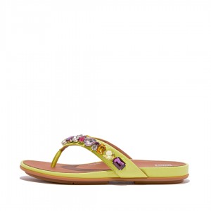 Black Fitflop Gracie Women's Flip Flops | PH-2671RPFAU