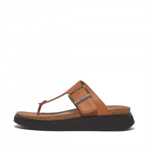 Brown Fitflop Gen-Ff Toe Men's Thongs | PH-2087SBMJT