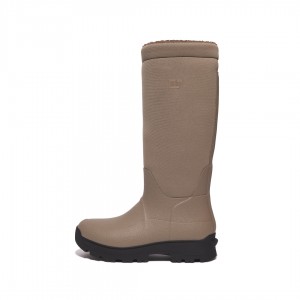 Grey Fitflop Wonderwelly Atb Natural Mix Welly Women's Rubber Boots | PH-3980BJWQV