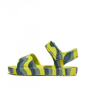 Light Green Fitflop Iqushion Eva Kids' Back-Strap Sandals | PH-5902TYXGM