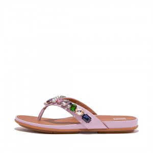 Pink Fitflop Gracie Women's Flip Flops | PH-9506LXJAR