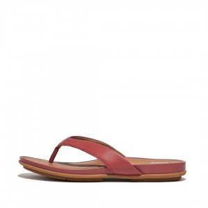 Red Fitflop Gracie Women's Flip Flops | PH-6790JBMNZ