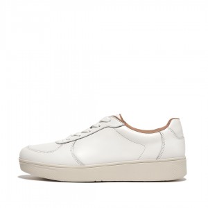 White Fitflop Rally Women's Sneakers | PH-1472SNAWU