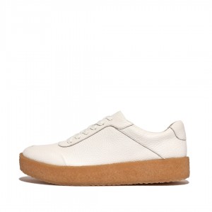 White Fitflop Rally Women's Sneakers | PH-5617PBLSF