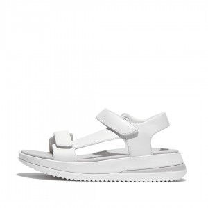 White Fitflop Surff Back Strap Women's Sandals | PH-9372RDLAB