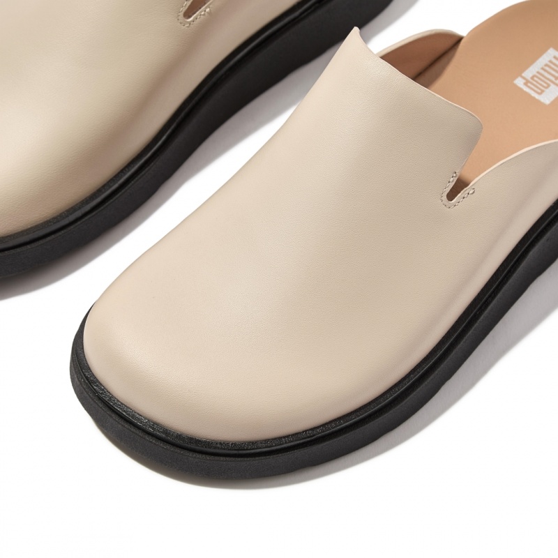 Beige Fitflop Gen Ff Women's Mules | PH-0432MVAWI