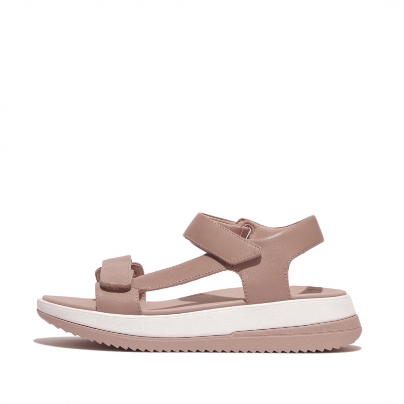 Beige Fitflop Surff Back Strap Women\'s Sandals | PH-7162ILEAS