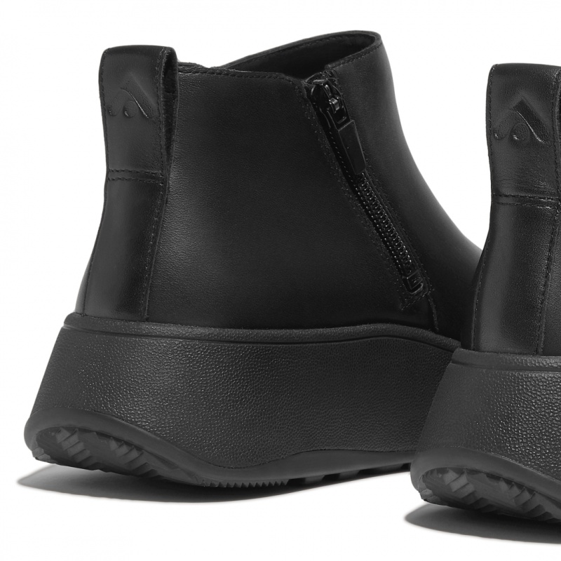 Black Fitflop F-Mode Women's Ankle Boots | PH-4829ROWMI