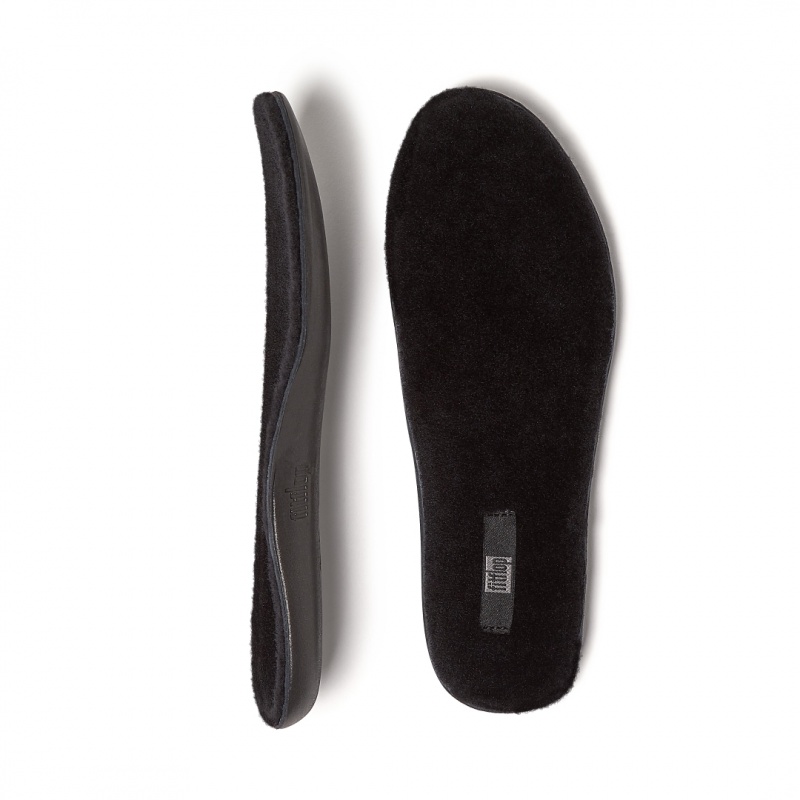 Black Fitflop F Mode Shearling Boots Women's Insoles | PH-9216XYMHQ