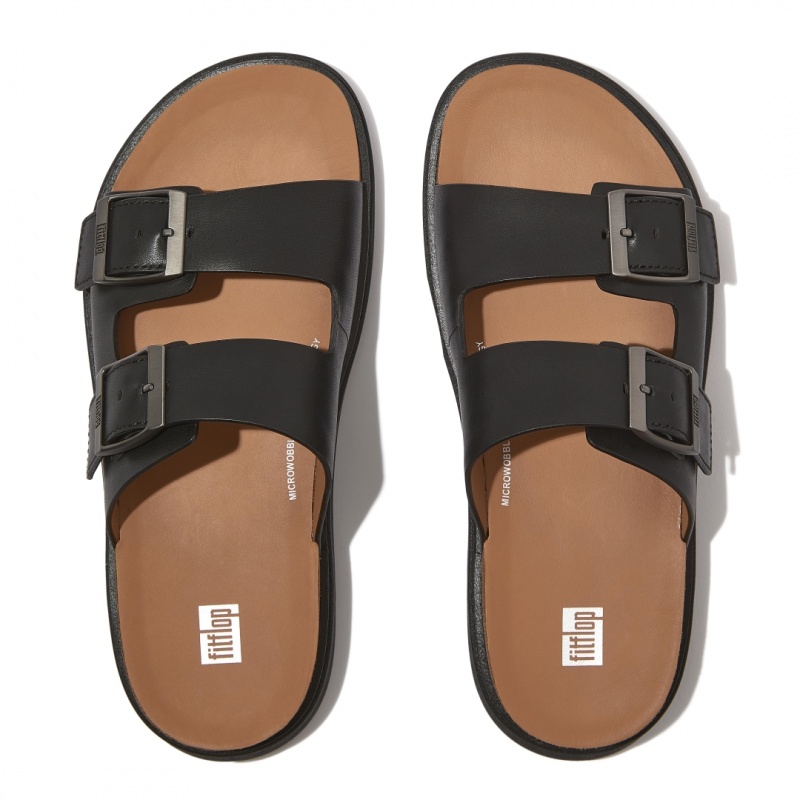 Black Fitflop Gen-Ff Men's Slides | PH-2531FXLOE