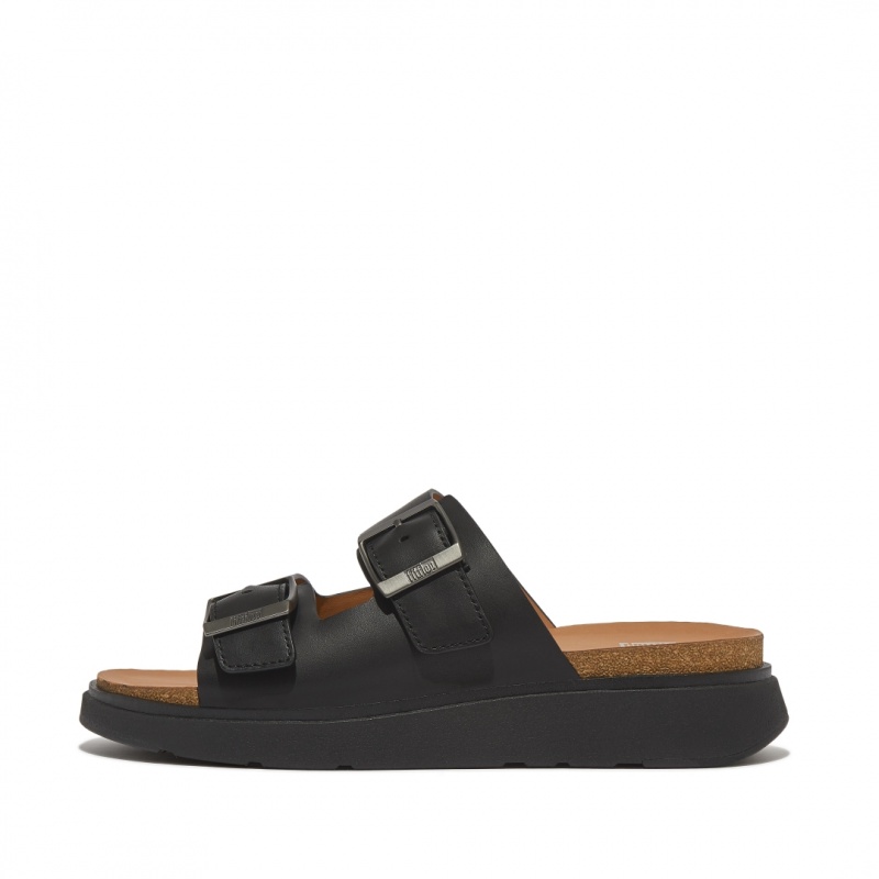 Black Fitflop Gen-Ff Men\'s Slides | PH-2531FXLOE