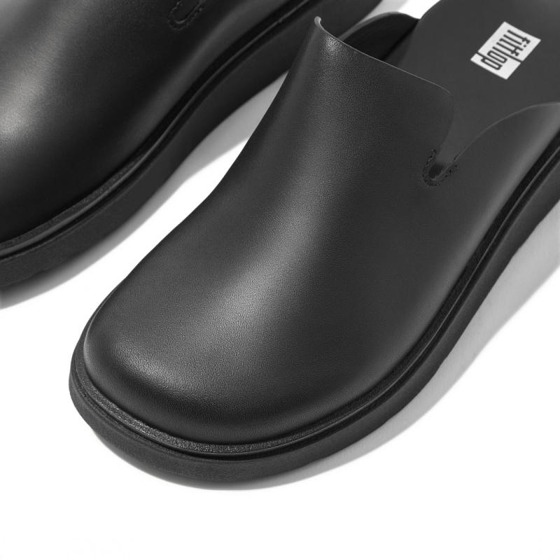 Black Fitflop Gen Ff Women's Mules | PH-2756VDYKB