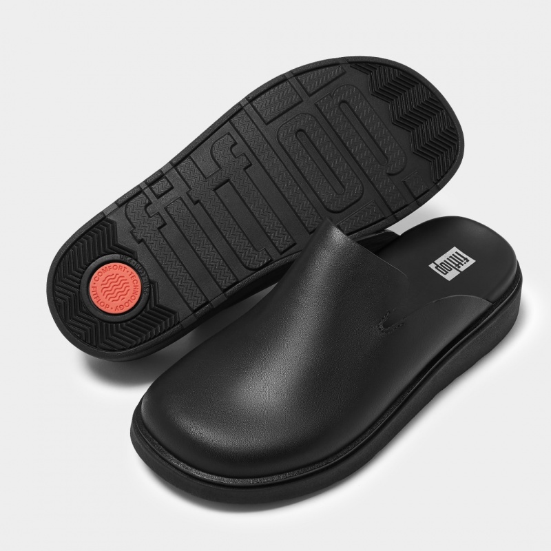 Black Fitflop Gen Ff Women's Mules | PH-2756VDYKB