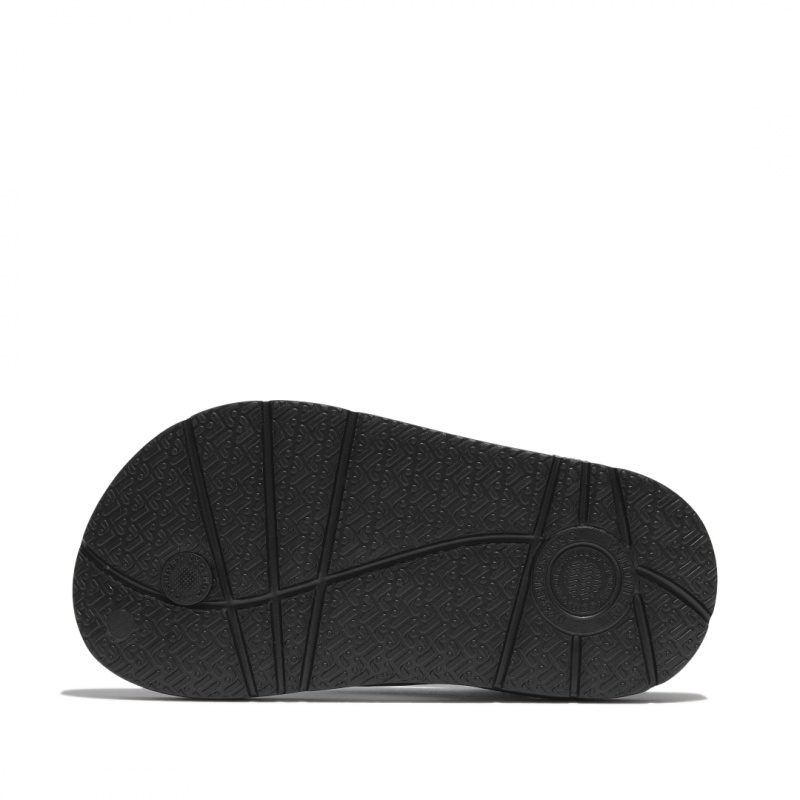 Black Fitflop Iqushion Eva Back Straps Kids' Flip Flops | PH-7451RBZCF