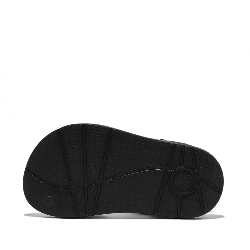 Black Fitflop Iqushion Eva Kids' Back-Strap Sandals | PH-5371DJUAN