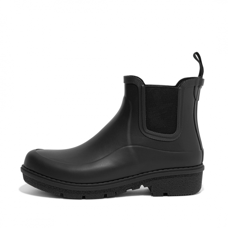 Black Fitflop Wonderwelly Chelsea Women\'s Rain Boots | PH-4627AYQPL