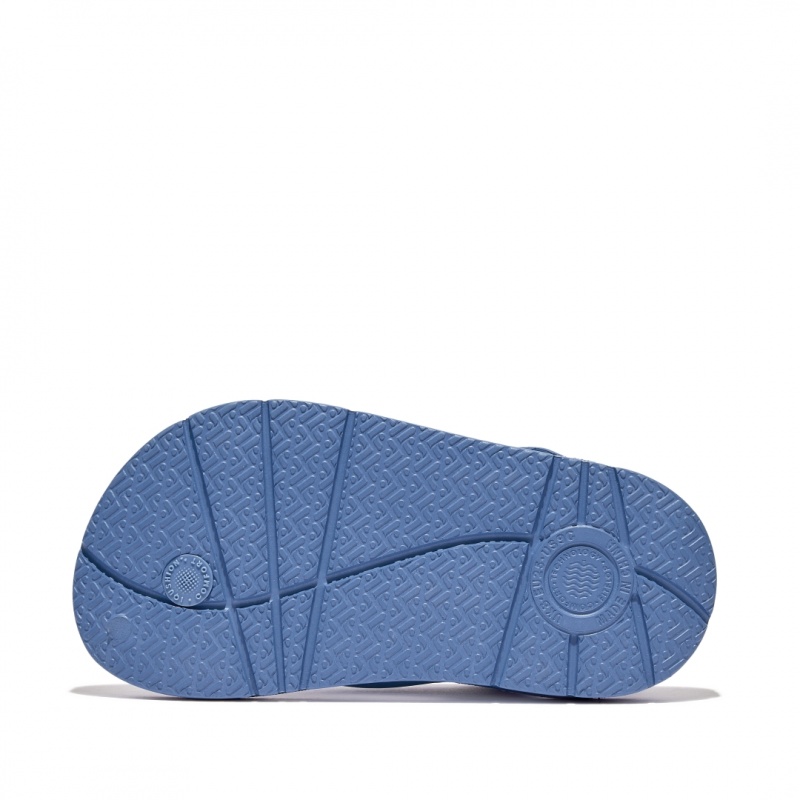 Blue Fitflop Iqushion Eva Back Straps Kids' Flip Flops | PH-9578IDOWY