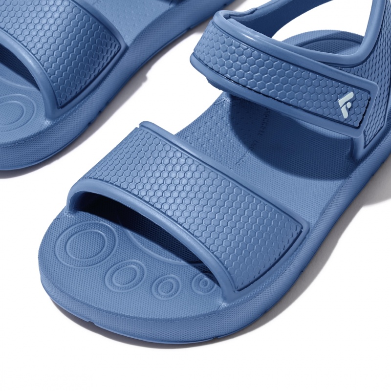 Blue Fitflop Iqushion Eva Kids' Back-Strap Sandals | PH-4072IOGZE