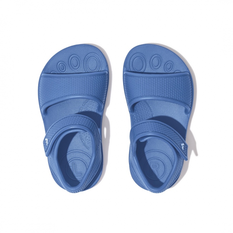 Blue Fitflop Iqushion Eva Kids' Back-Strap Sandals | PH-4072IOGZE