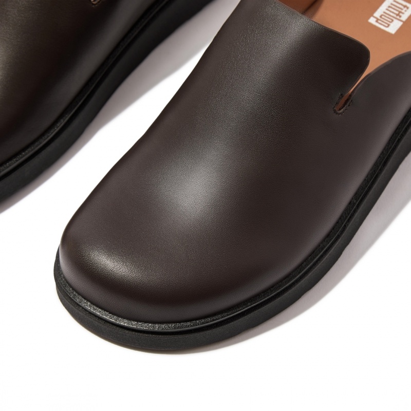 Brown Fitflop Gen-Ff Men's Mules | PH-4203PUSOW