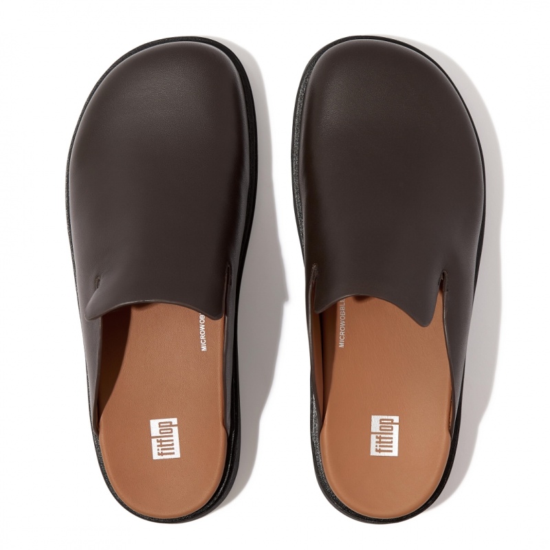 Brown Fitflop Gen-Ff Men's Mules | PH-4203PUSOW