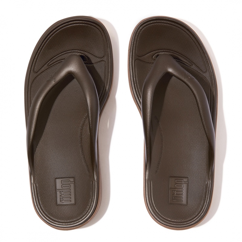 Brown Fitflop Relieff Eva Tpu Thongs Women's Toe-Post Sandals | PH-1682MTNOV