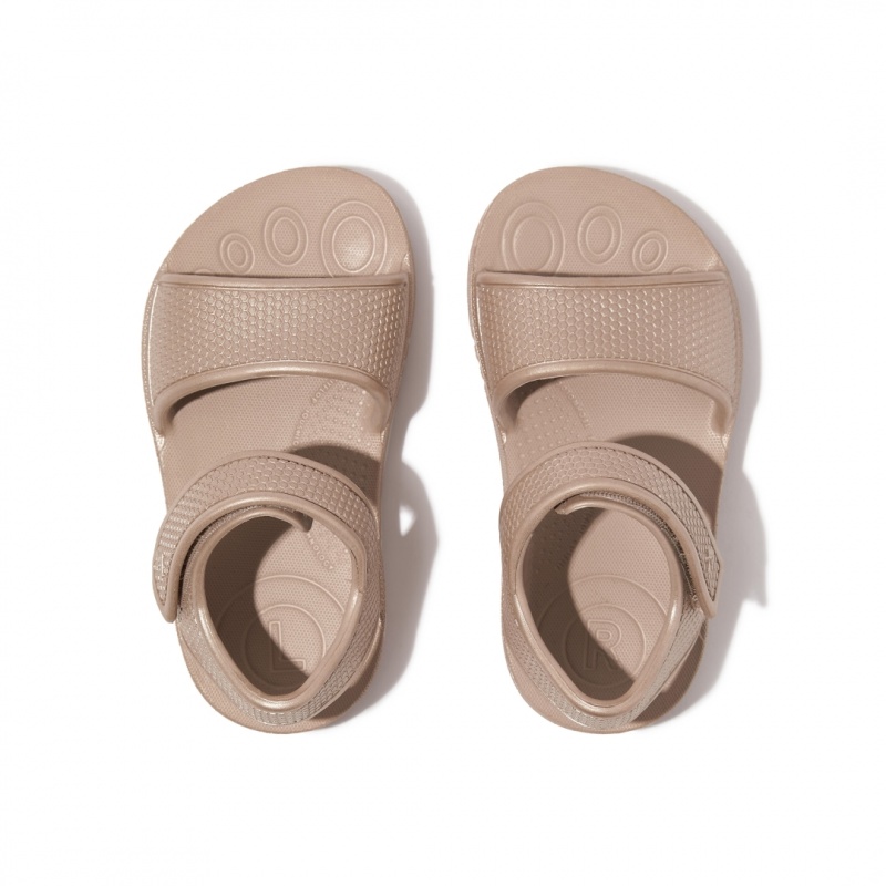 Gold Fitflop Iqushion Eva Kids' Back-Strap Sandals | PH-1623NLBQO