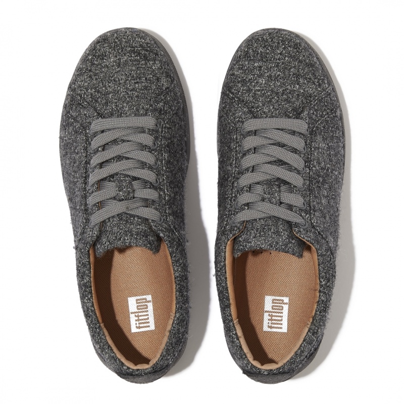 Grey Fitflop Rally Merino Wool Women's Sneakers | PH-0691RJZCH