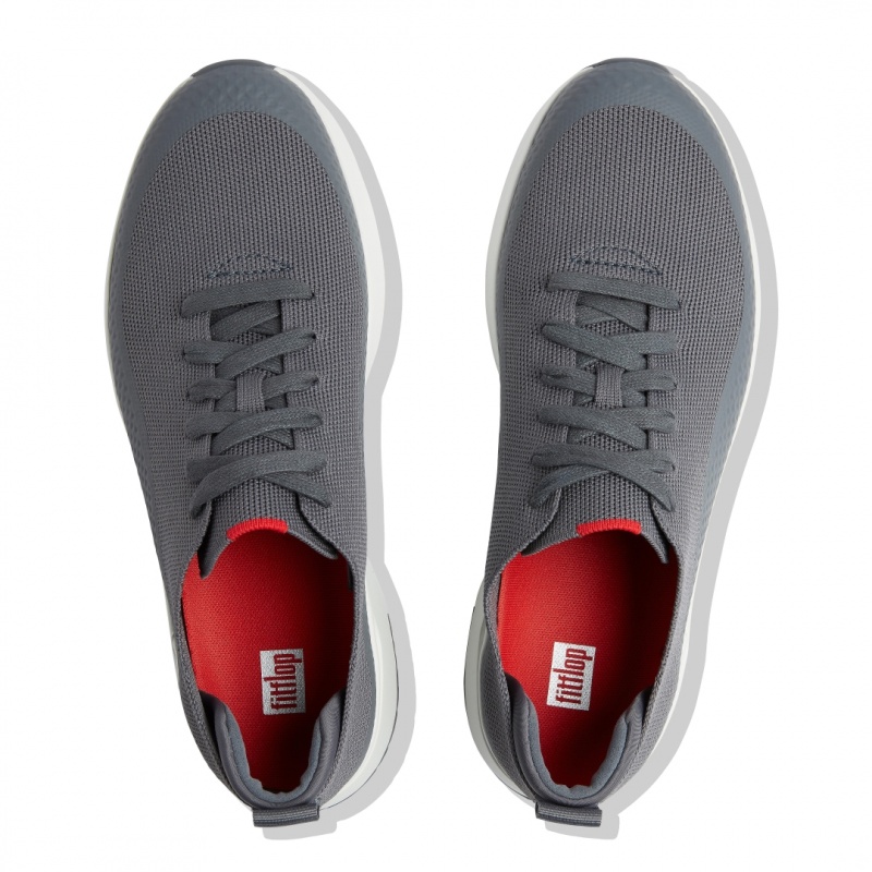 Grey Fitflop Uberknit Ever Knit Men's Sneakers | PH-3249DNWUX