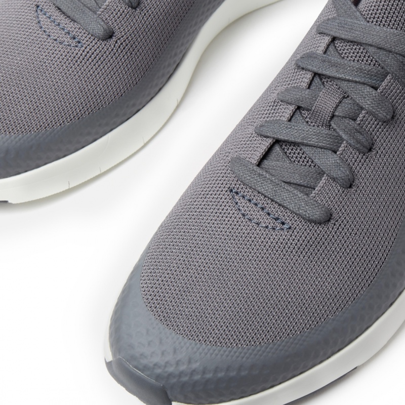 Grey Fitflop Uberknit Ever Knit Men's Sneakers | PH-3249DNWUX