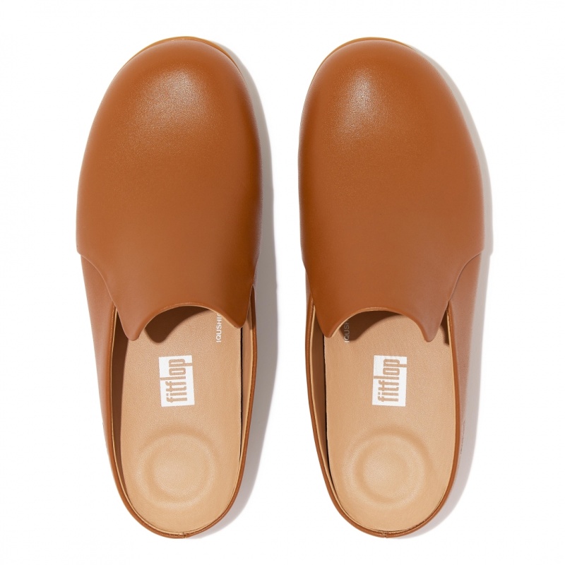 Light Brown Fitflop Chrissie Ii Haus Women's Slippers | PH-3217ATJBI