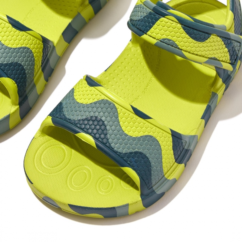 Light Green Fitflop Iqushion Eva Kids' Back-Strap Sandals | PH-5902TYXGM