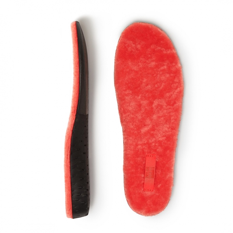 Orange Fitflop Chrissie Shearling Slippers Women's Insoles | PH-8630WEMZP