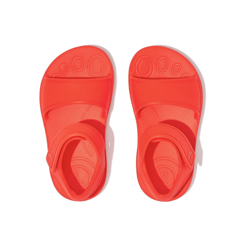 Orange Fitflop Iqushion Eva Kids' Back-Strap Sandals | PH-6802VQICT