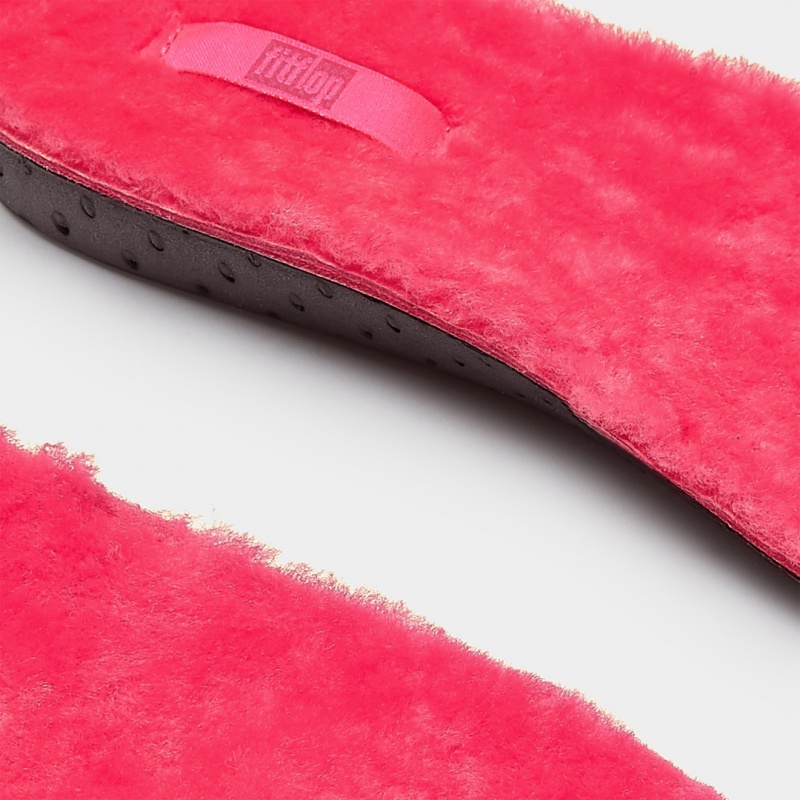 Pink Fitflop Chrissie Shearling Slippers Women's Insoles | PH-6207JYMAQ