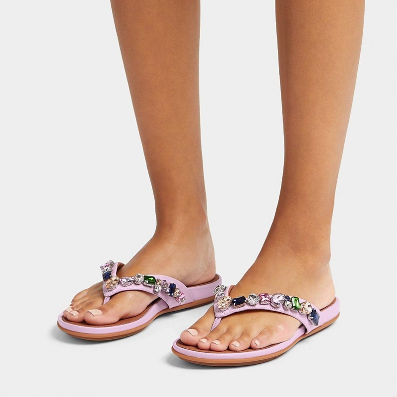 Pink Fitflop Gracie Women's Flip Flops | PH-9506LXJAR