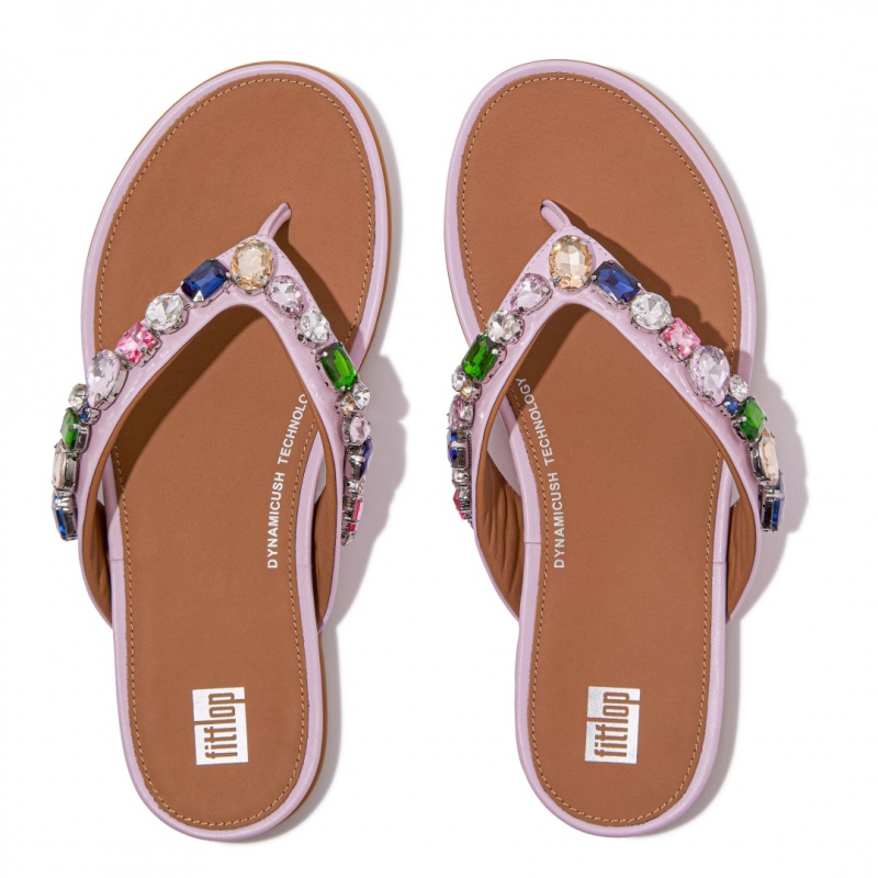 Pink Fitflop Gracie Women's Flip Flops | PH-9506LXJAR