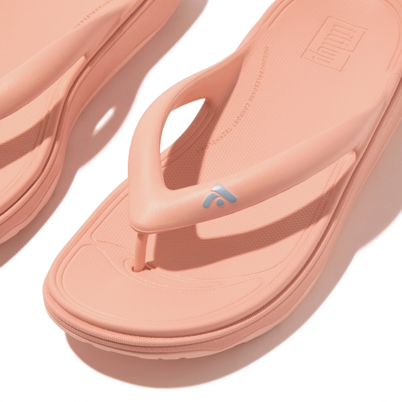 Pink Fitflop Relieff Eva Tpu Thongs Women's Toe-Post Sandals | PH-4876SCZQL