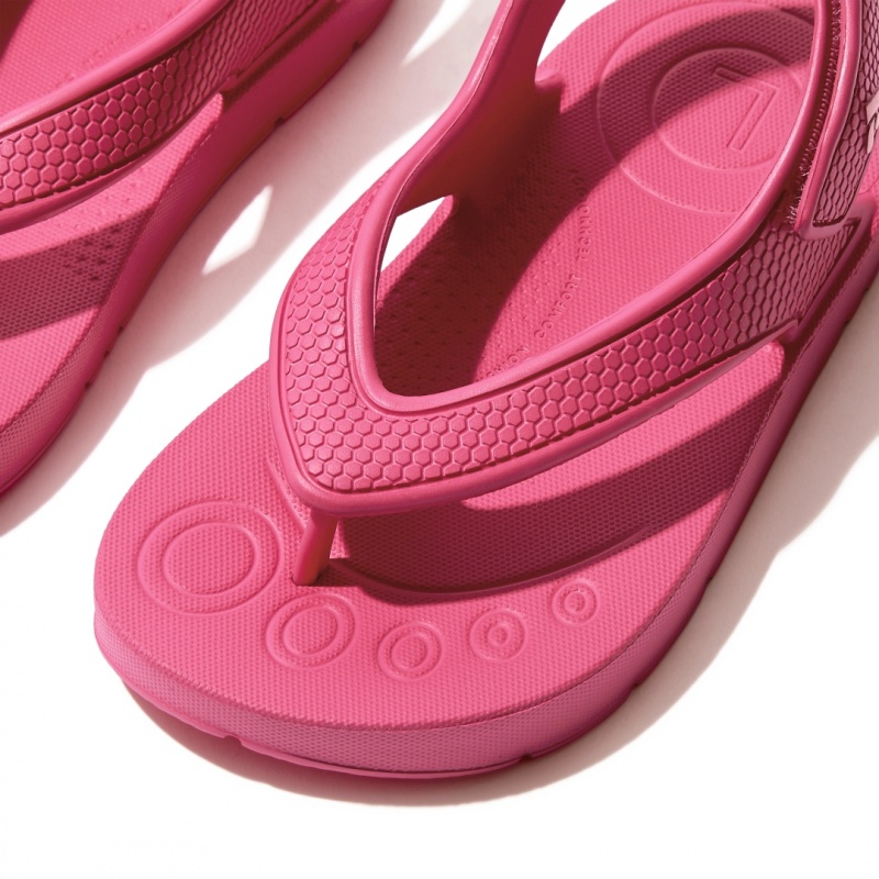 Red Fitflop Iqushion Eva Back Straps Kids' Flip Flops | PH-5420MRWDA