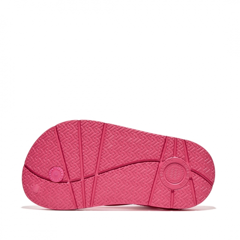 Red Fitflop Iqushion Eva Back Straps Kids' Flip Flops | PH-5420MRWDA