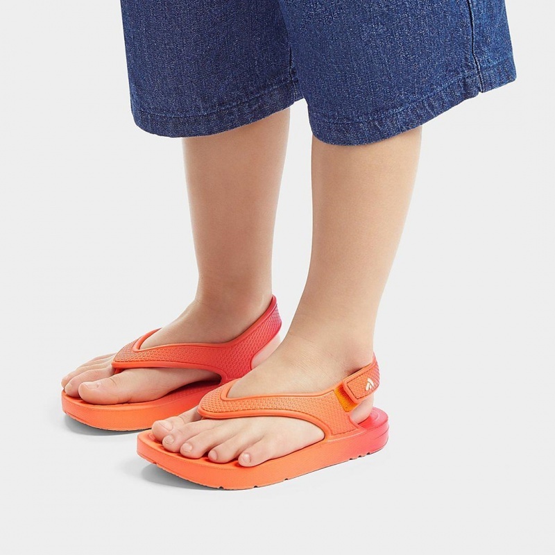 Red Fitflop Iqushion Eva Kids' Flip Flops | PH-1875COBJN