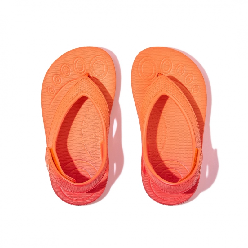 Red Fitflop Iqushion Eva Kids' Flip Flops | PH-1875COBJN