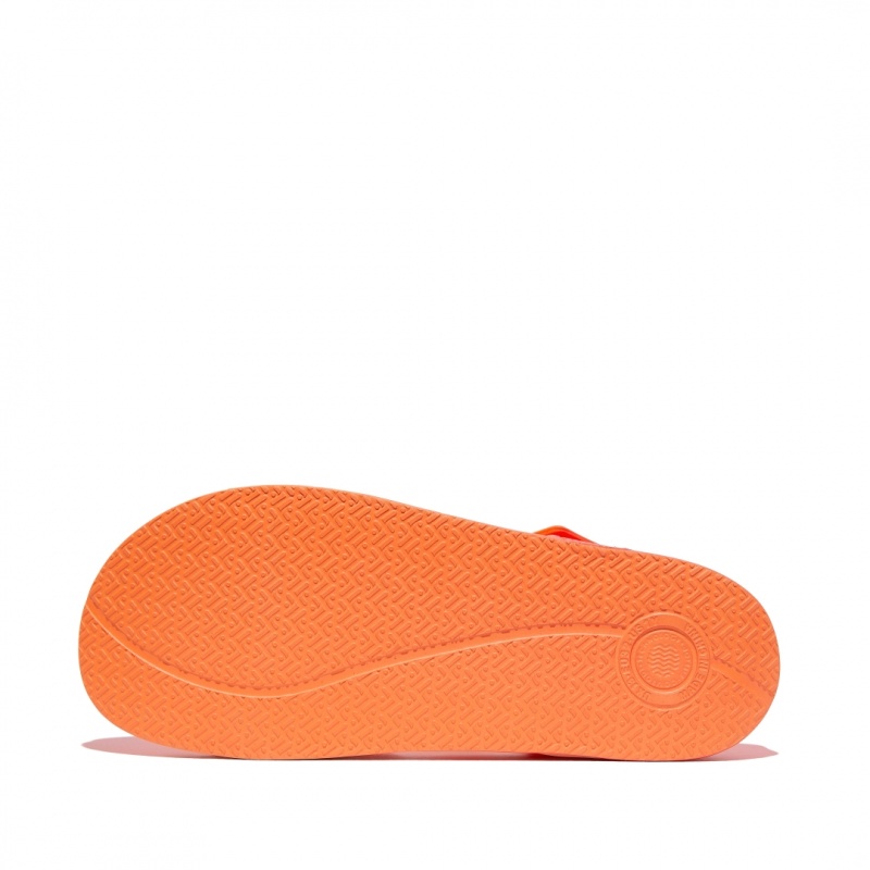 Red Fitflop Iqushion Rubber Kids' Back-Strap Sandals | PH-8716UEMIH