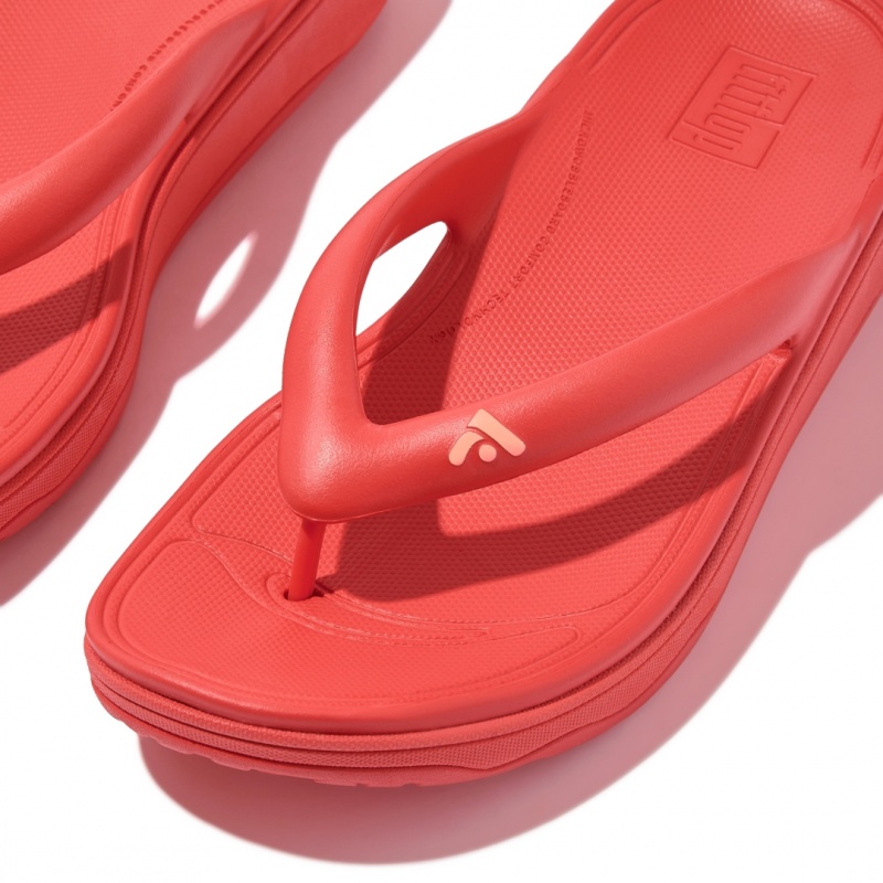 Red Fitflop Relieff Eva Tpu Thongs Women's Toe-Post Sandals | PH-6872WFEPJ