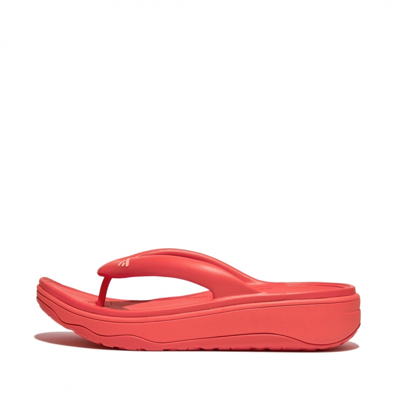 Red Fitflop Relieff Eva Tpu Thongs Women\'s Toe-Post Sandals | PH-6872WFEPJ