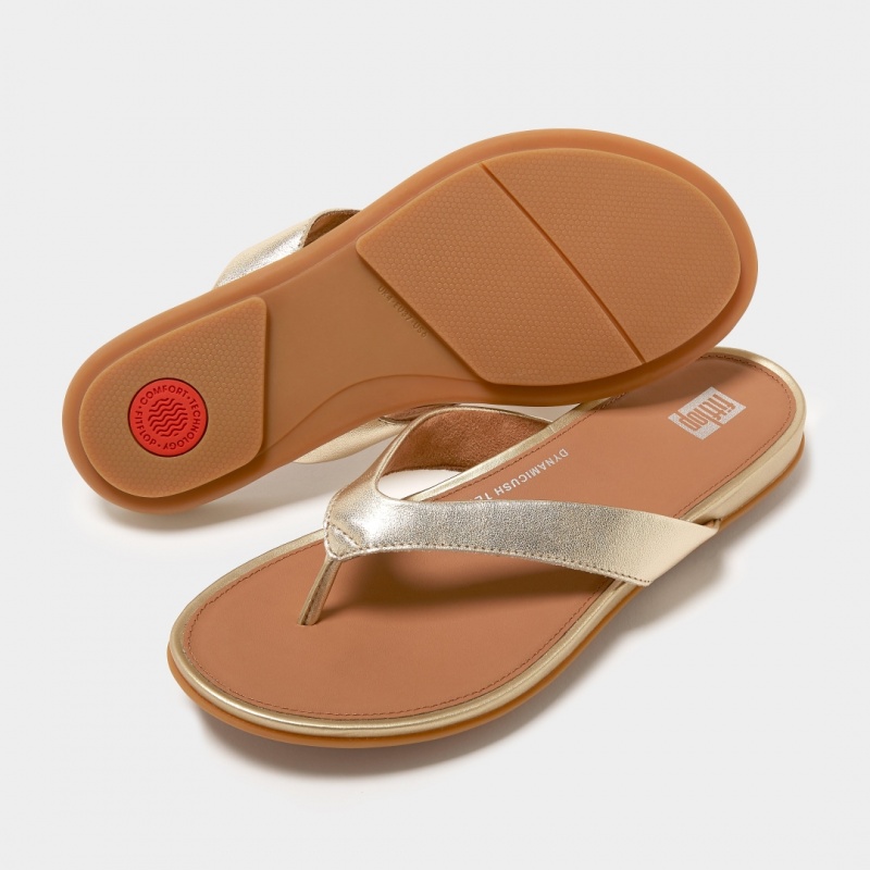 Silver Fitflop Gracie Women's Flip Flops | PH-0184WAJDR