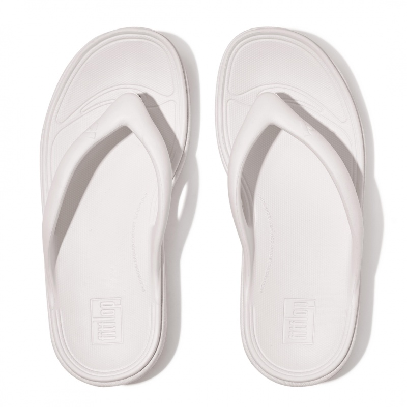 White Fitflop Relieff Eva Tpu Thongs Women's Toe-Post Sandals | PH-0168JSNRP